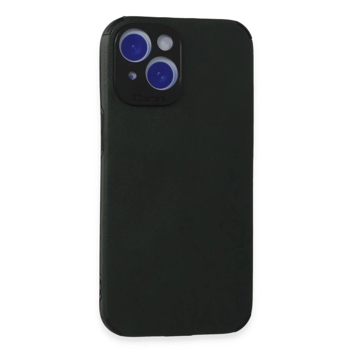 BFS  iPhone 15 Kılıf Loop Deri Silikon - Yeşil
