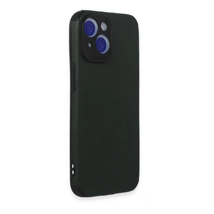 BFS  iPhone 15 Kılıf Loop Deri Silikon - Yeşil