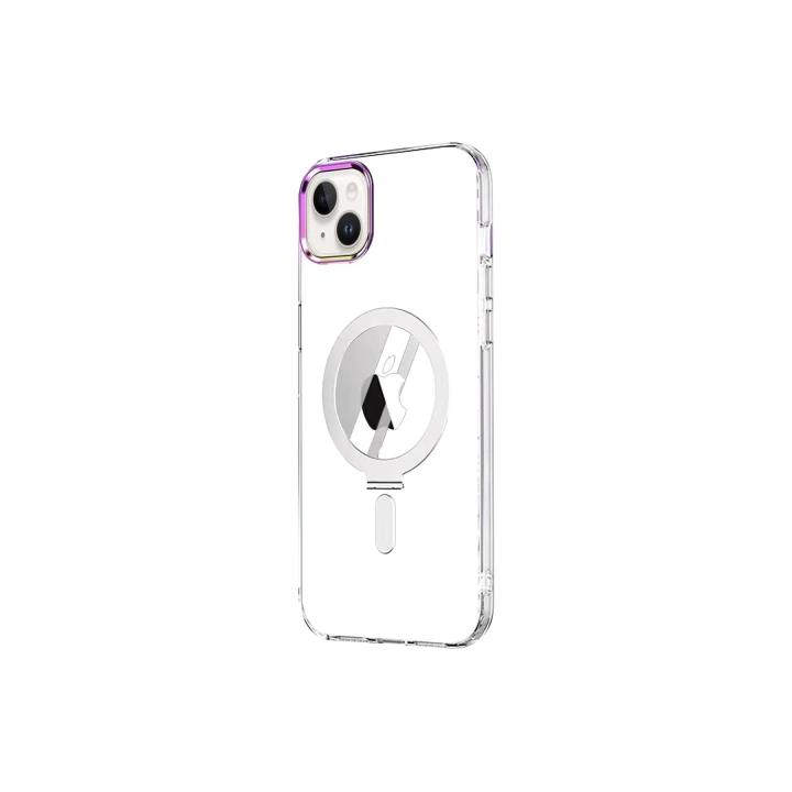 BFS  iPhone 15 Kılıf  Magneticsafe Standlı Kapak - Şeffaf
