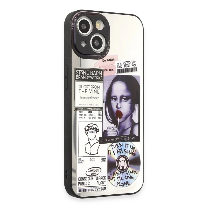 BFS  iPhone 15 Kılıf Mirror Desenli Kapak - Mirror - 2