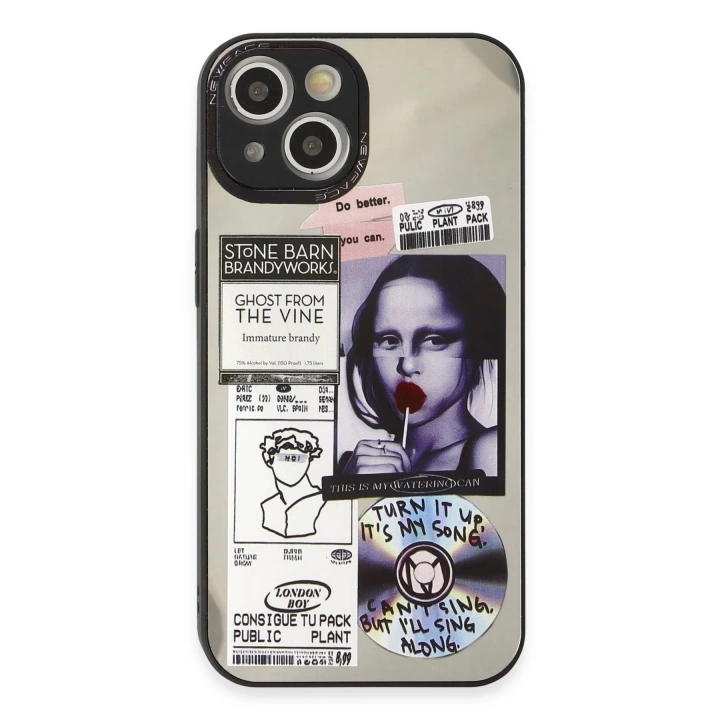 BFS  iPhone 15 Kılıf Mirror Desenli Kapak - Mirror - 2