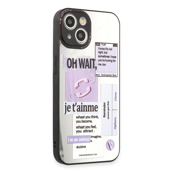 BFS  iPhone 15 Kılıf Mirror Desenli Kapak - Mirror - 4