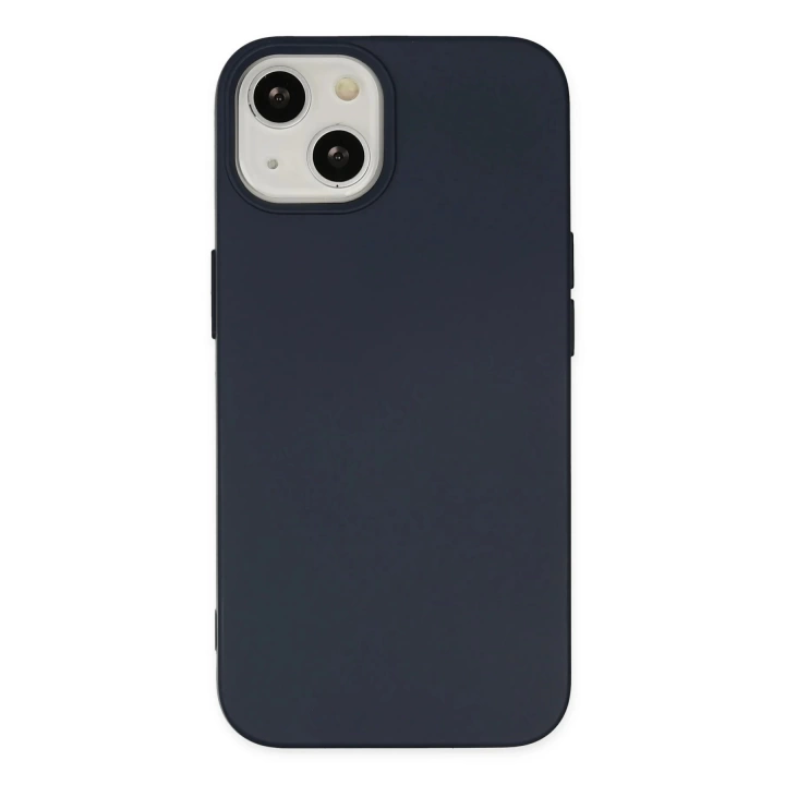 BFS  iPhone 15 Kılıf Nano içi Kadife Silikon - Lacivert