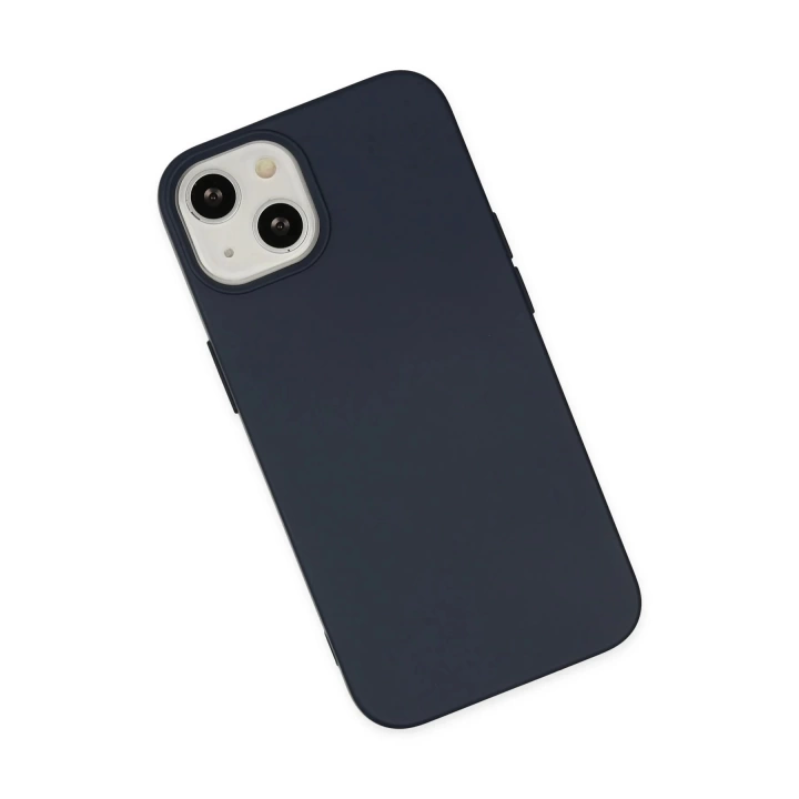 BFS  iPhone 15 Kılıf Nano içi Kadife Silikon - Lacivert