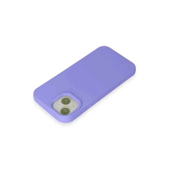 BFS  iPhone 15 Kılıf Nano içi Kadife Silikon - Lila