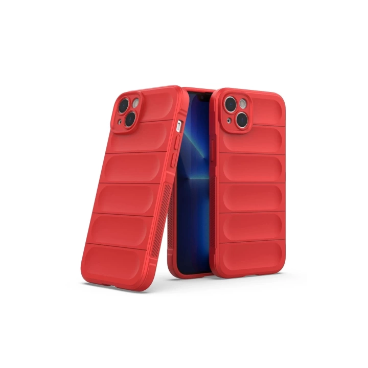 BFS  iPhone 15 Kılıf Optimum Silikon - Kırmızı