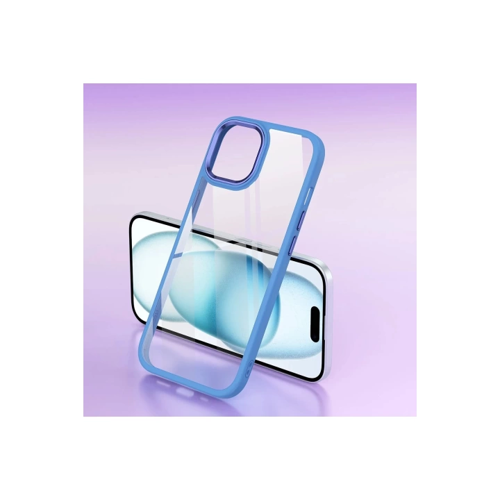 BFS  iPhone 15 Kılıf Power Silikon - Lila