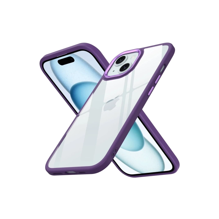 BFS  iPhone 15 Kılıf Power Silikon - Mor