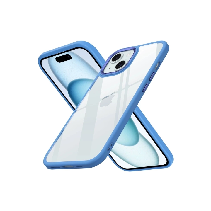 BFS  iPhone 15 Kılıf Power Silikon - Sierra Blue