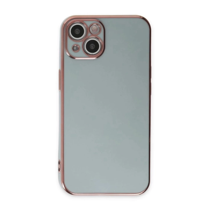 BFS  iPhone 15 Kılıf Volet Silikon - Açık Yeşil