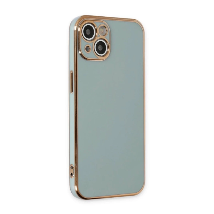 BFS  iPhone 15 Kılıf Volet Silikon - Açık Yeşil
