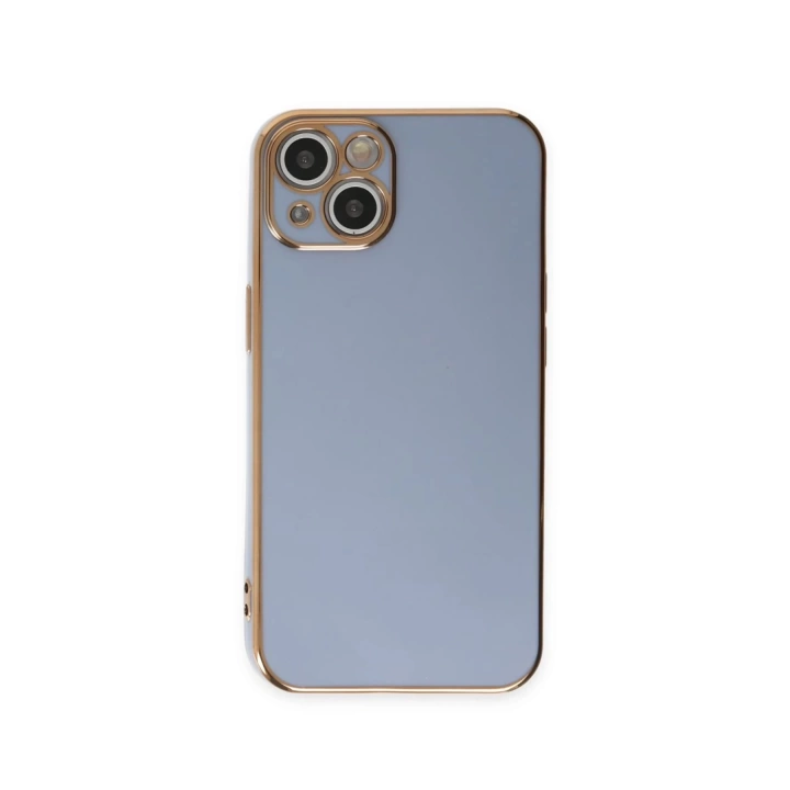 BFS  iPhone 15 Kılıf Volet Silikon - Mavi