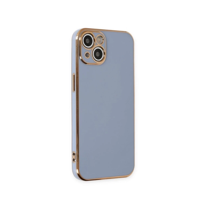 BFS  iPhone 15 Kılıf Volet Silikon - Mavi