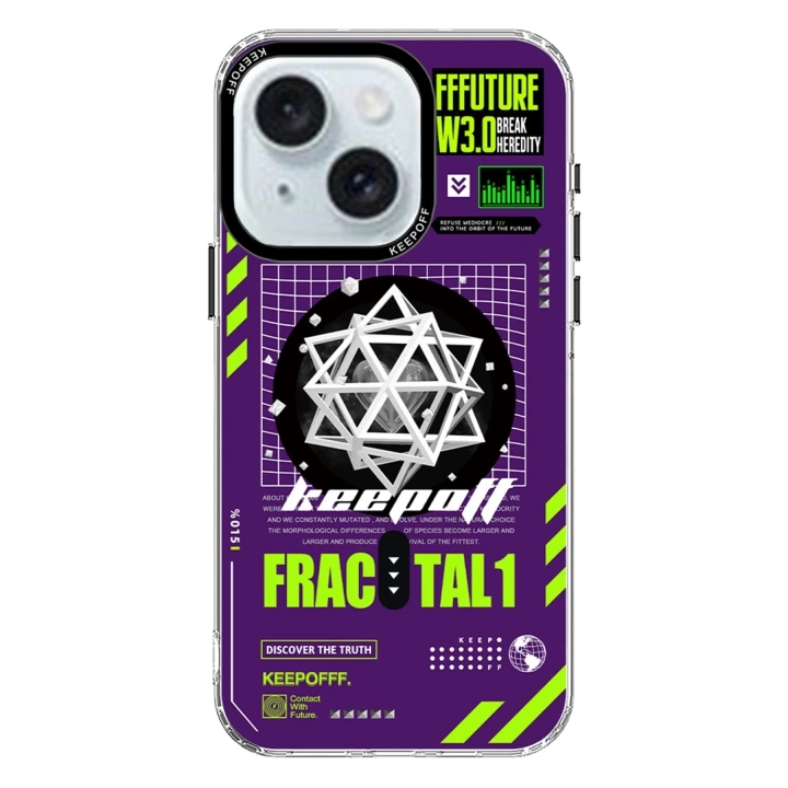 BFS  iPhone 15 Parallel Space Time Magsafe Kapak - Heart of Atom