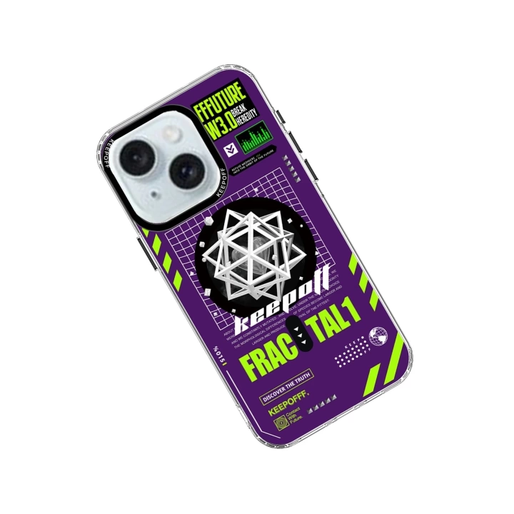 BFS  iPhone 15 Parallel Space Time Magsafe Kapak - Heart of Atom