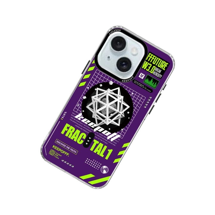 BFS  iPhone 15 Parallel Space Time Magsafe Kapak - Heart of Atom