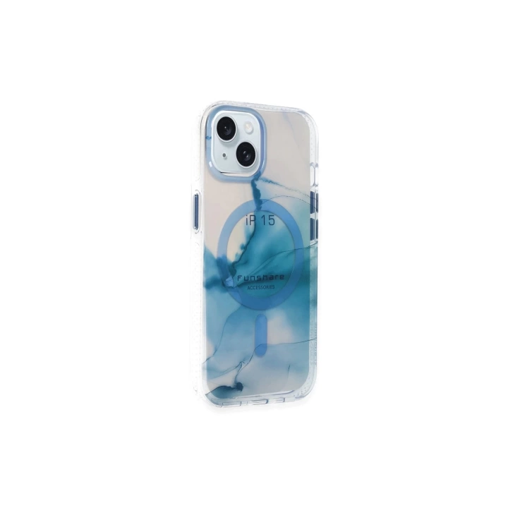 BFS  iPhone 15 Phantom Magsafe Kapak - Mavi