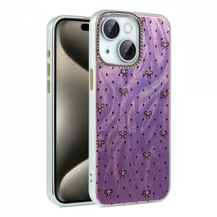 BFS  iPhone 15 Plus Kılıf Blade Aynalı Desenli Kapak - Desen 2