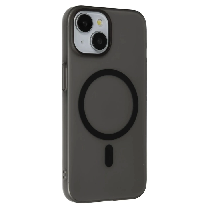 BFS  iPhone 15 Plus Tuna PC Slim Magsafe Kapak - Siyah