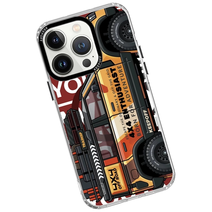 BFS  iPhone 15 Pro Cross Country Travel Magsafe Kapak - Desert