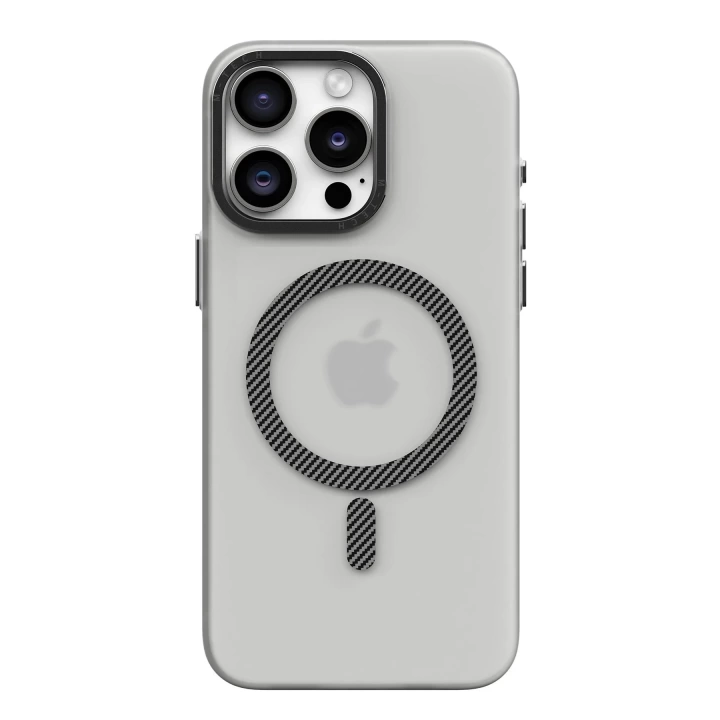 BFS  iPhone 15 Pro Forever Magsafe Kapak - Titan Gri