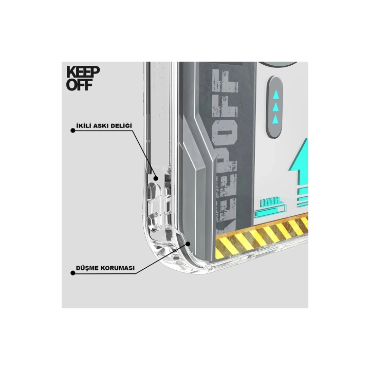 BFS  iPhone 15 Pro Future Armor Magsafe Kapak - No1 Machine