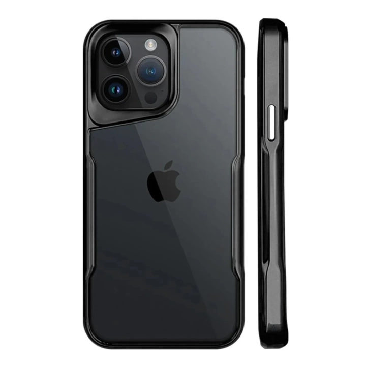 BFS  iPhone 15 Pro Kılıf Boyi Silikon Kapak - Siyah
