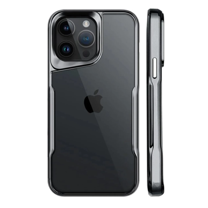 BFS  iPhone 15 Pro Kılıf Boyi Silikon Kapak - Titan Gri