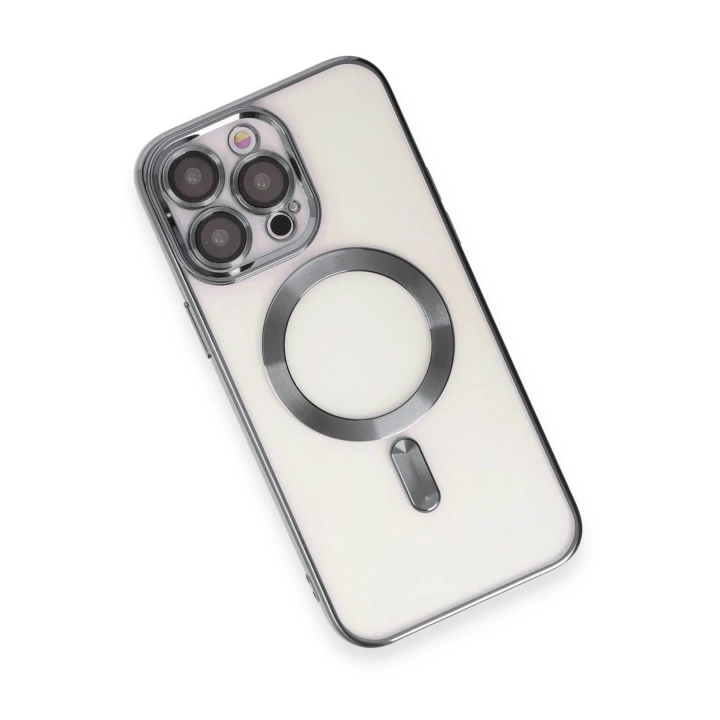 BFS  iPhone 15 Pro Kılıf Kross Magneticsafe Kapak - Titan Gri