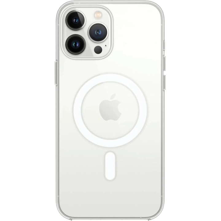 BFS  iPhone 15 Pro Kılıf Magneticsafe Şeffaf Silikon - Şeffaf