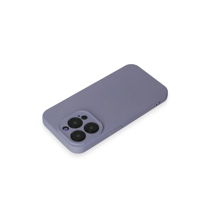 BFS  iPhone 15 Pro Kılıf Nano içi Kadife Silikon - Lila