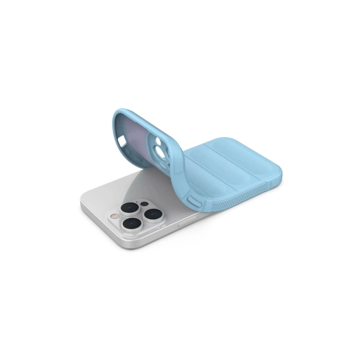 BFS  iPhone 15 Pro Kılıf Optimum Silikon - Sky Blue