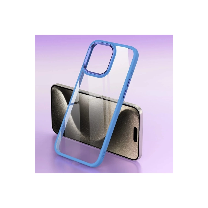BFS  iPhone 15 Pro Kılıf Power Silikon - Mavi