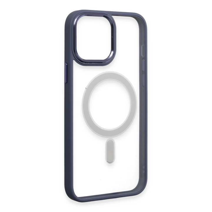 BFS  iPhone 15 Pro Kılıf Room Magneticsafe Silikon - Sierra Blue