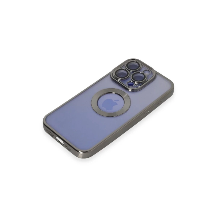 BFS  iPhone 15 Pro Kılıf Slot Silikon - Titan Gri