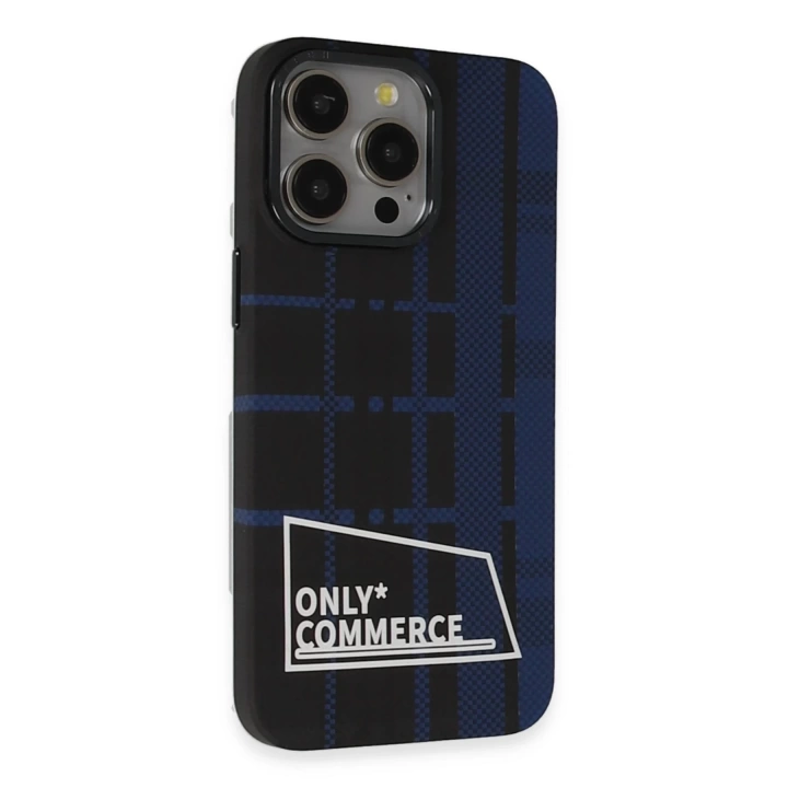 BFS  iPhone 15 Pro Kılıf Taret Kapak - Mavi