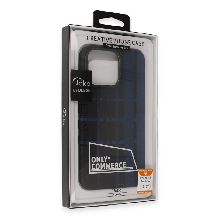 BFS  iPhone 15 Pro Kılıf Taret Kapak - Mavi