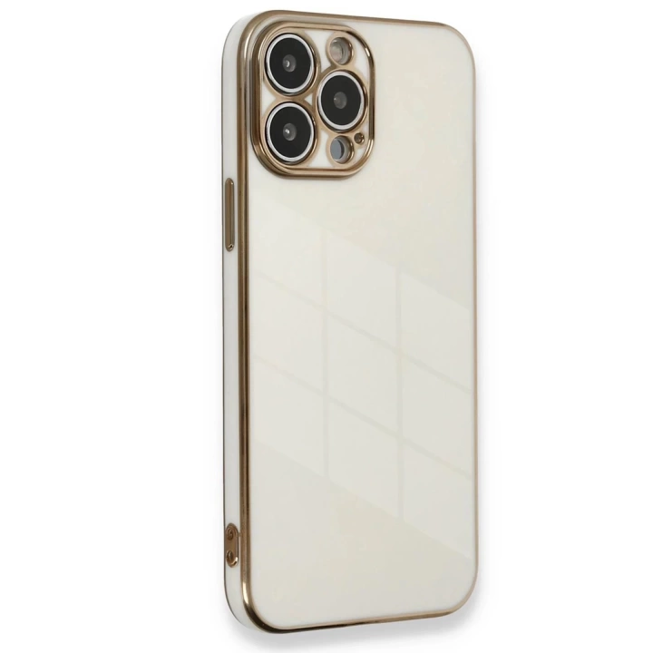 BFS  iPhone 15 Pro Kılıf Volet Silikon - Beyaz