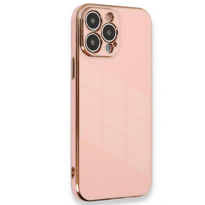 BFS  iPhone 15 Pro Kılıf Volet Silikon - Pembe