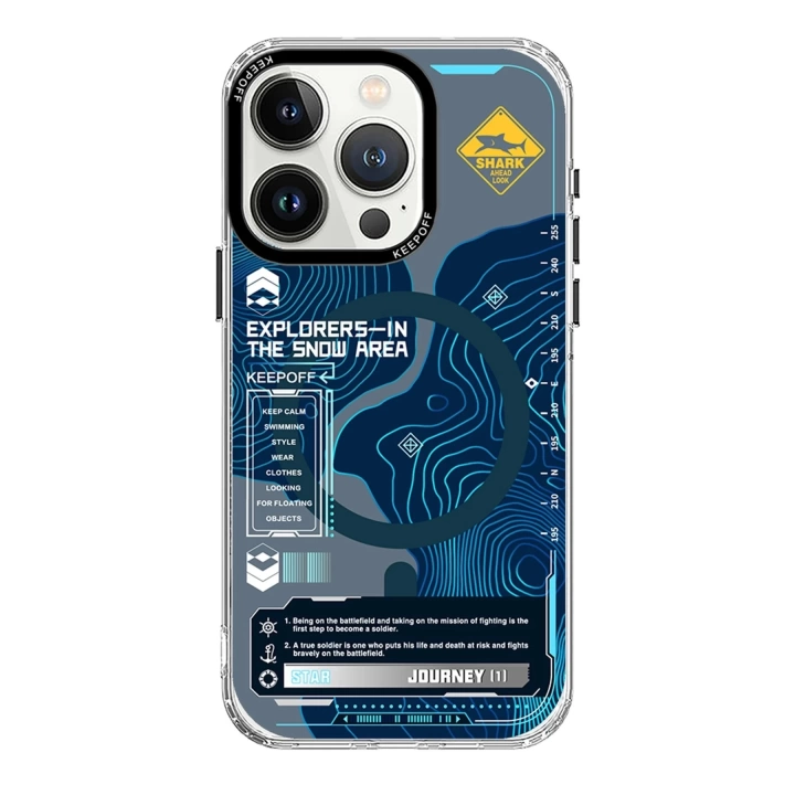 BFS  iPhone 15 Pro Map Magsafe Kapak - Island