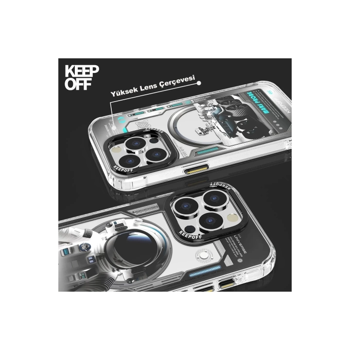 BFS  iPhone 15 Pro Max Aerospace Magsafe Kapak - Spaceman