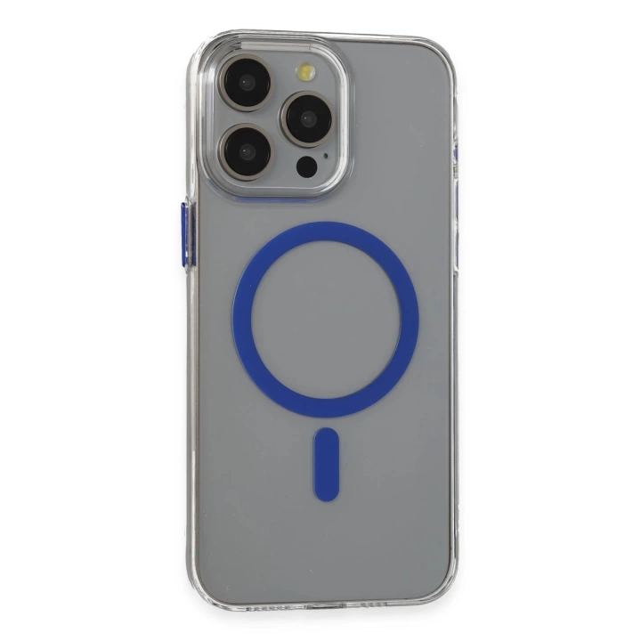 BFS  iPhone 15 Pro Max Bubble Magsafe Kapak - Lacivert