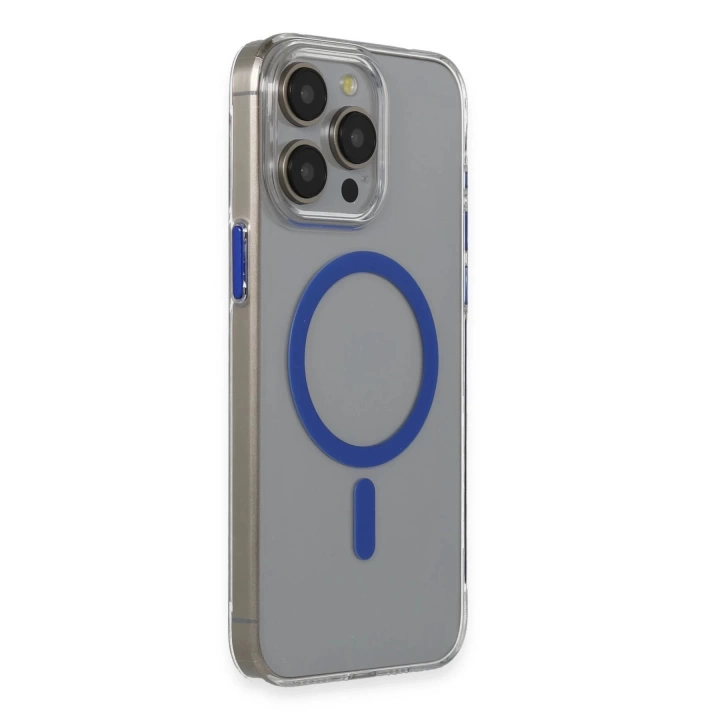 BFS  iPhone 15 Pro Max Bubble Magsafe Kapak - Lacivert