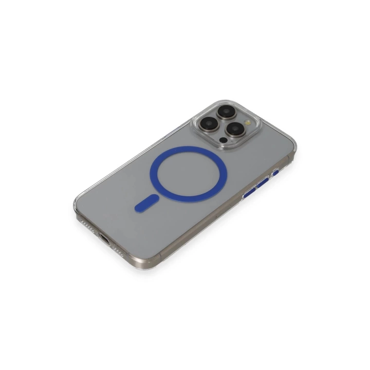 BFS  iPhone 15 Pro Max Bubble Magsafe Kapak - Lacivert