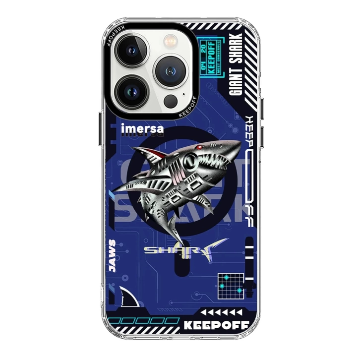 BFS  iPhone 15 Pro Max DNA Magsafe Kapak - Men Eating Shark