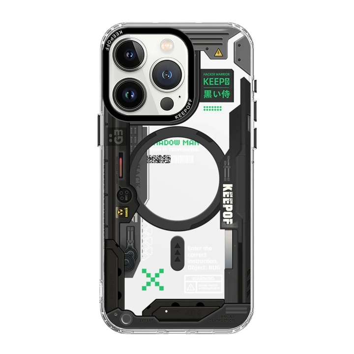 BFS  iPhone 15 Pro Max Future Armor Magsafe Kapak - Black Samurai
