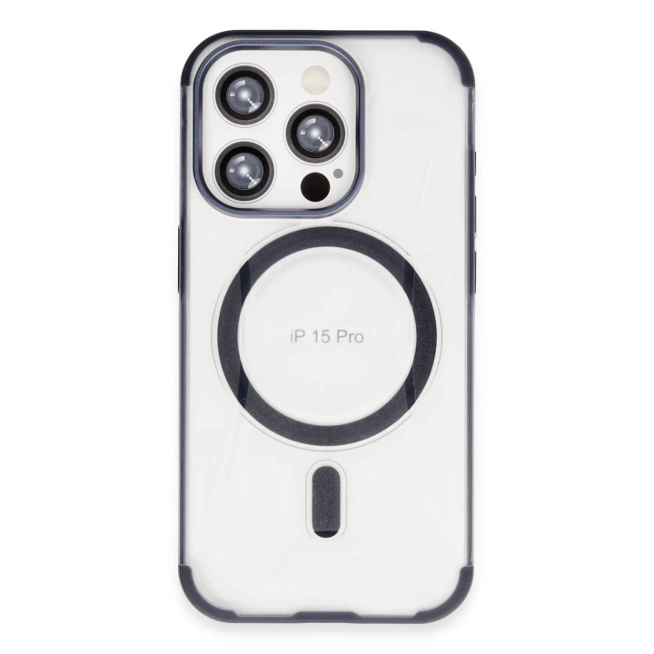 BFS  iPhone 15 Pro Max Hilton Magsafe Kapak - Lacivert