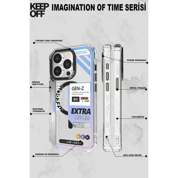 BFS  iPhone 15 Pro Max Imagination Of Time Magsafe Kapak - Escape From