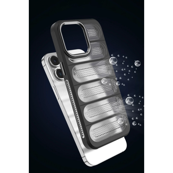 BFS  iPhone 15 Pro Max Kılıf Airmax Silikon Kapak - Siyah