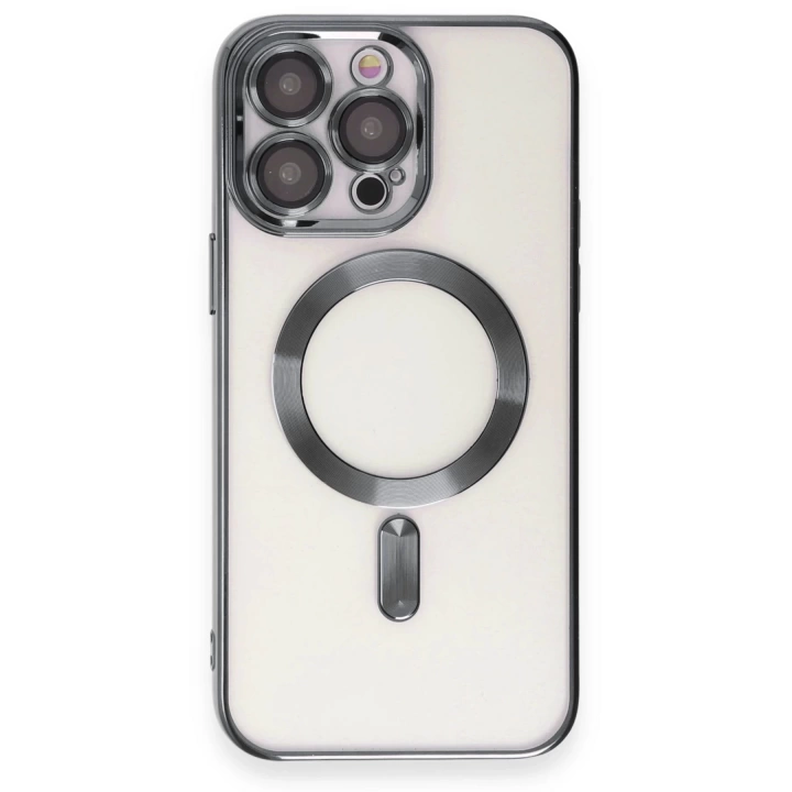 BFS  iPhone 15 Pro Max Kılıf Kross Magneticsafe Kapak - Titan Gri